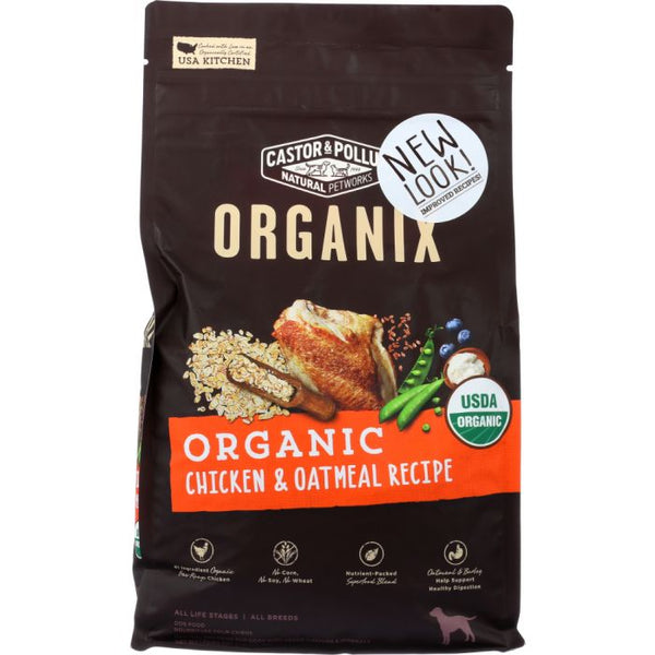 Product photo of Castor & Pollux Organix Organic Chicken & Oatmeal Recipe