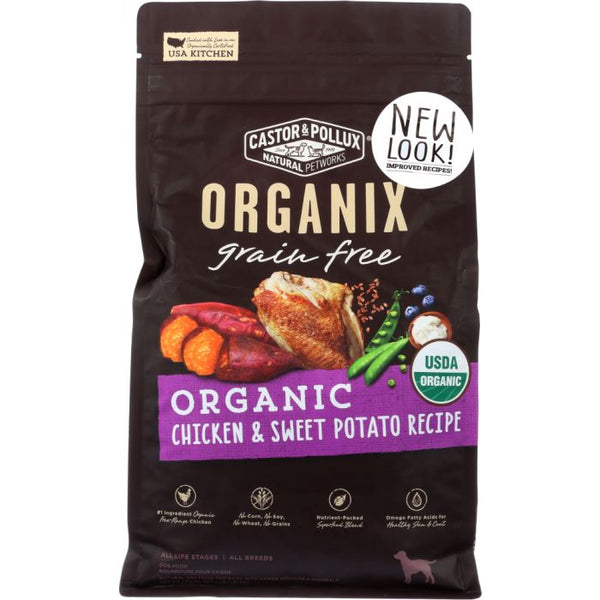Product photo of Castor & Pollux Organix Grain Free Organic Chicken & Sweet Potato Recipe