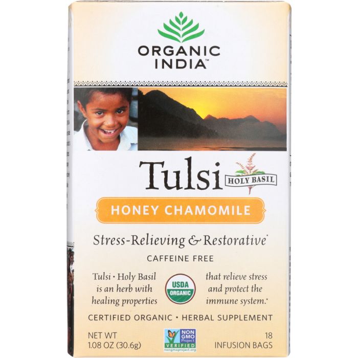Product photo of Organic India Tea Tulsi Honey Chamomile