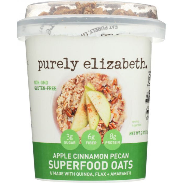 A Product Photo of Purely Elizabeth Apple Cinnamon Pecan Superfood Oats