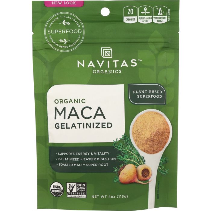 A Product Photo of Navitas Organics Organic Maca Gelatinized Powder