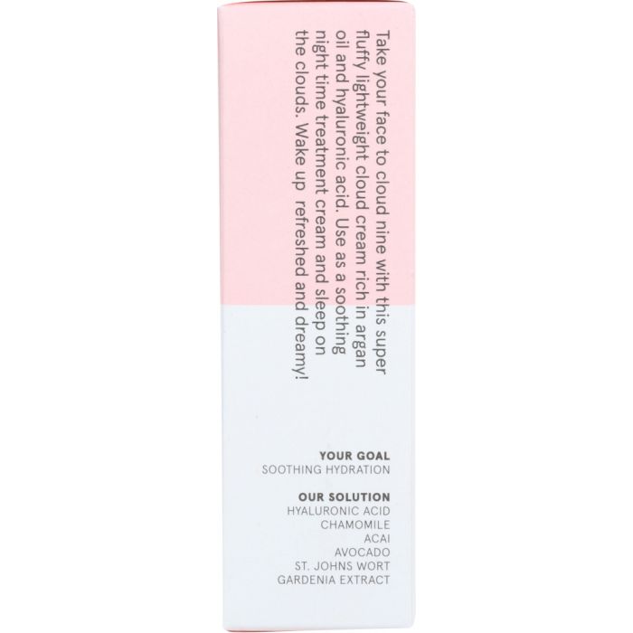 Side Label Photo of Acure Soothing Facial Cloud Cream