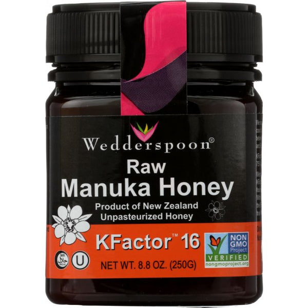 Product photo of Wedderspoon Raw Honey Manuka K Factor 16
