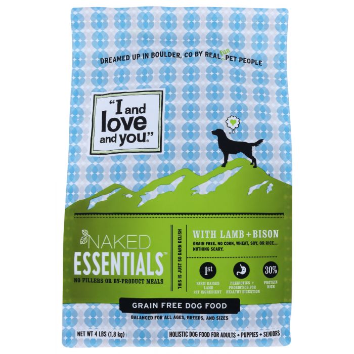 Product photo of I&LOVE&YOU Naked Essentials Kibble Lamb & Bison Dog Food