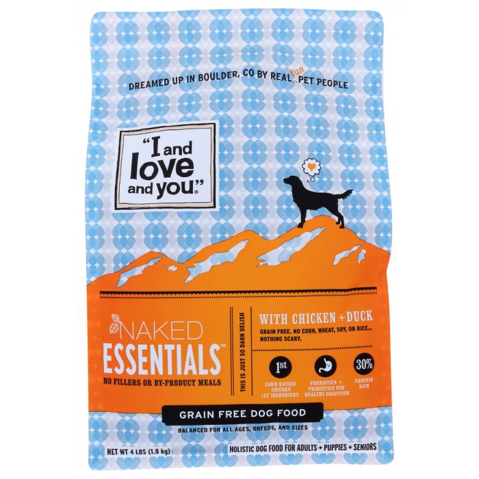Product photo of I&LOVE&YOU Naked Essentials kibble Chicken & Duck Dog Food