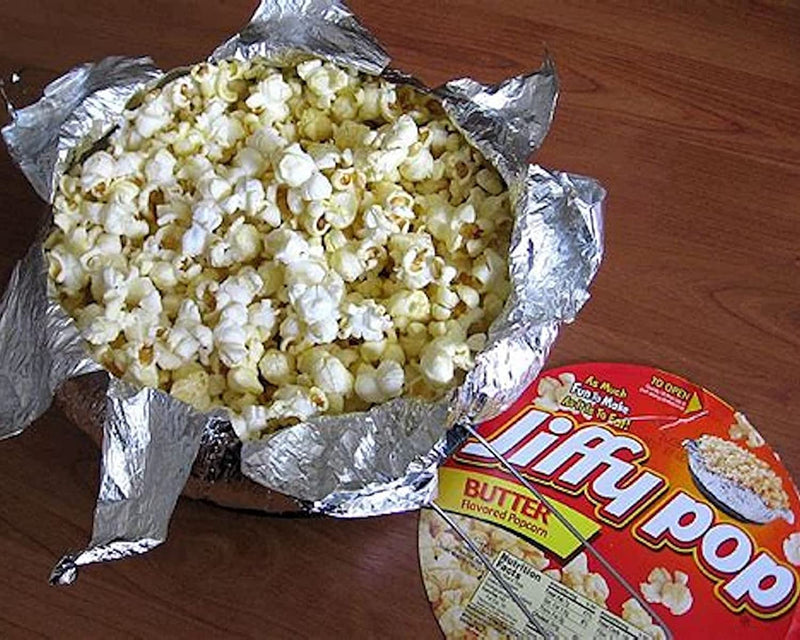 Jiffy Pop Butter Popcorn (3 count) and One BELLATAVO Popcorn Cookie Recipe Card