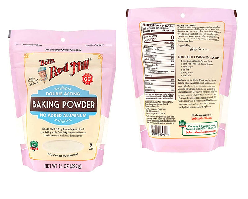 Bob's Red Mill Baking Powder (14Oz) & BELLATAVO Magnet