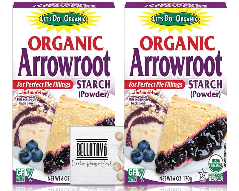 Let’s Do Organic Arrowroot Starch (Two-6oz) and a BELLATAVO Recipe Card