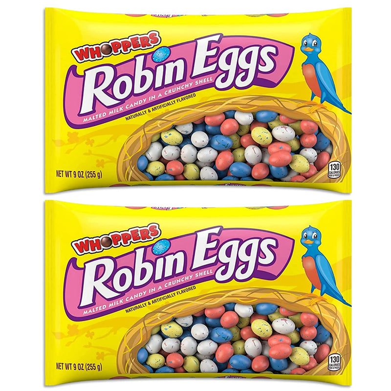Whoppers Robin Eggs Candy (Two-9 Oz) Plus a BELLATAVO Ref Magnet