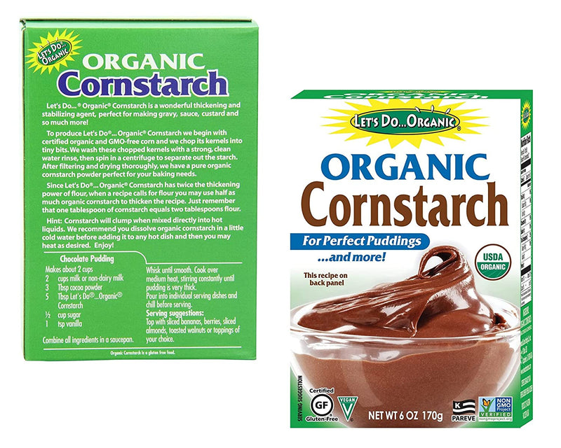 Lets Do Organic Cornstarch (Two-6oz) and a BELLATAVO Recipe Card!