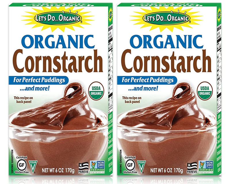 Lets Do Organic Cornstarch (Two-6oz) and a BELLATAVO Recipe Card