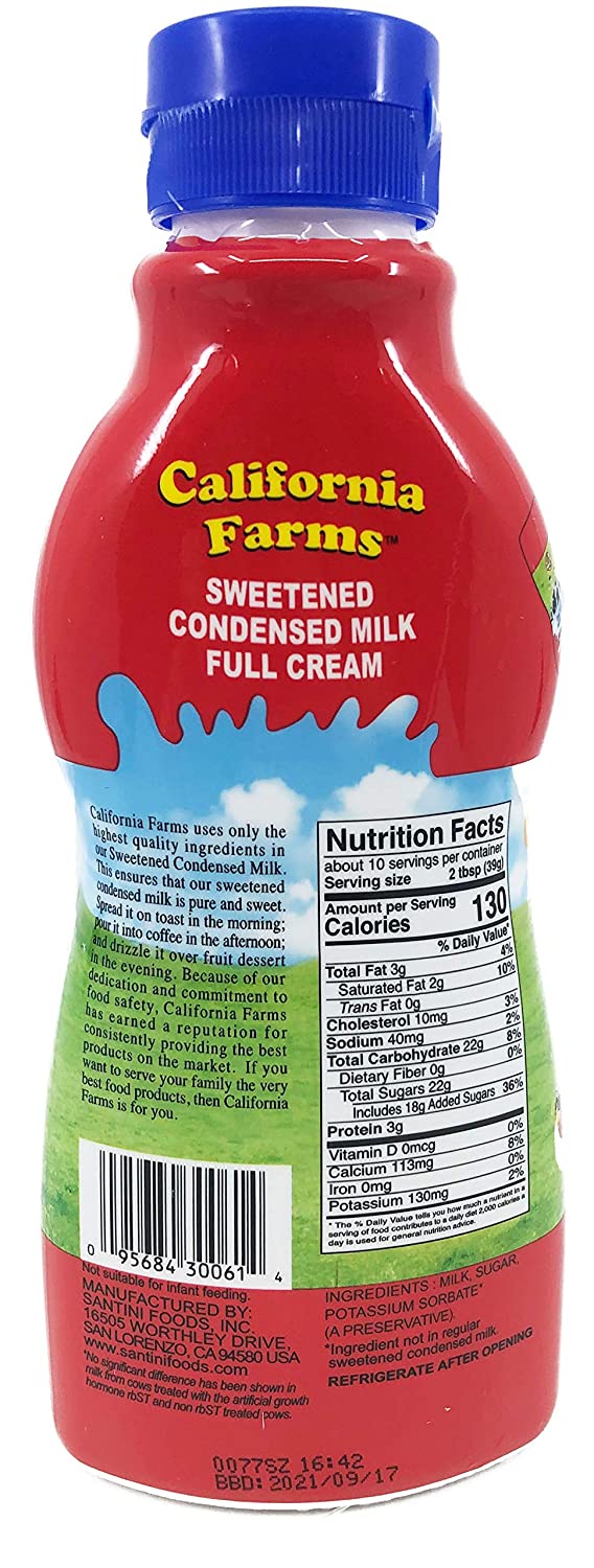 California Farms Sweetened Condensed Milk Full Cream