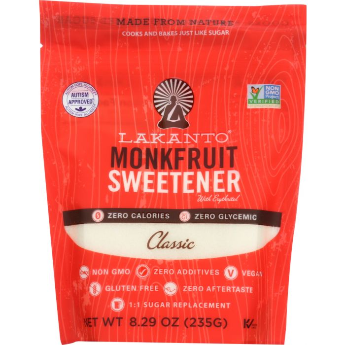 All Natural Sugar Substitute Sweetener Monkfruit Classic (8.29 oz)