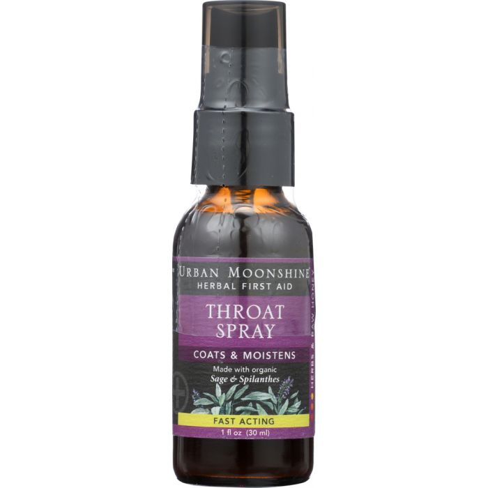 A Product Photo of Urban Moonshine Fast Acting Throat Spray