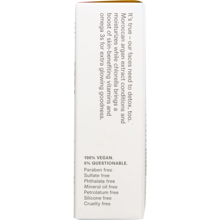 Side Label Photo of Acure Brilliantly Brightening Face Mask