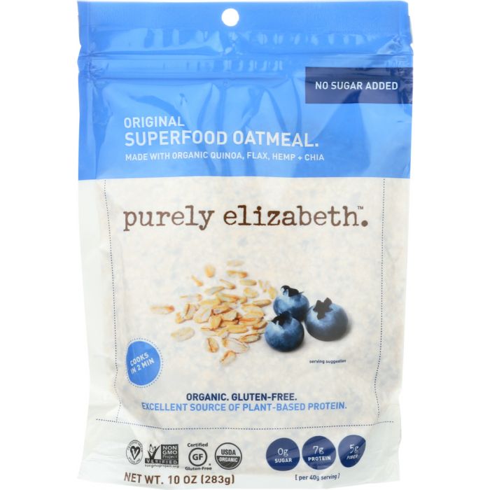 A Product Photo of Purely Elizabeth Organic Original Superfood Oatmeal