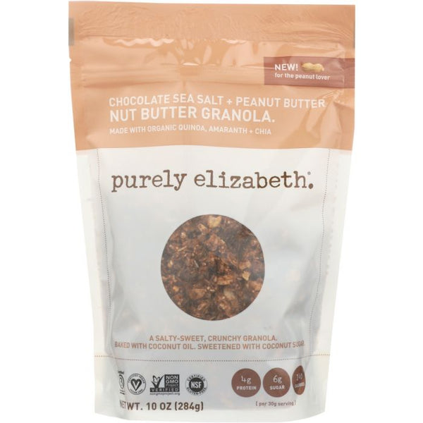 A Product Photo of Purely Elizabeth Chocolate Sea Salt Peanutbutter Granola