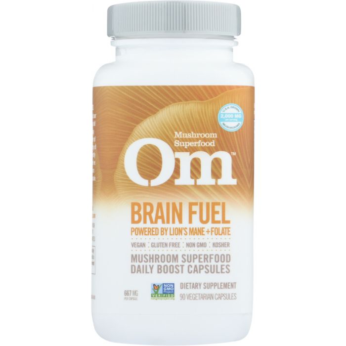 A Product Photo of OM Mushroom Brain Fuel Folate 