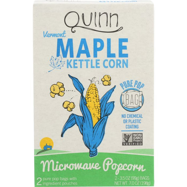 Vermont Maple & Sea Salt Microwave Popcorn 2x3.5oz Bags (7 oz)