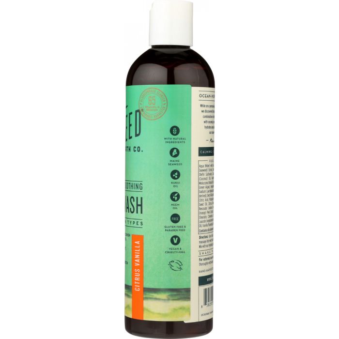 Side Label Photo of The Seaweed Bath Co. Citrus Vanilla Body Wash