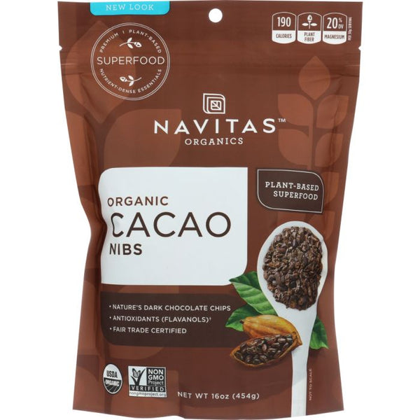 A Product Photo of Navitas Organics Organic Cacao Nibs