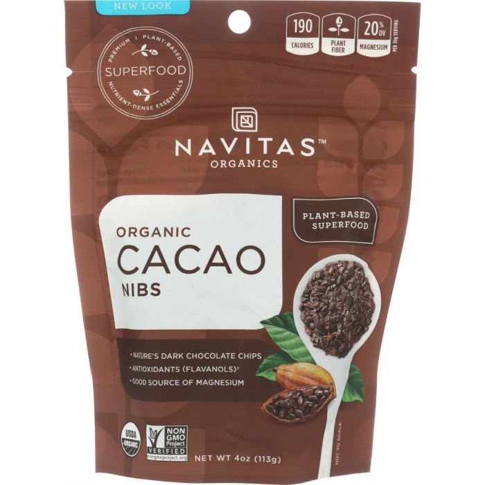 A Product Photo of Navitas Organics Organic Cacao Nibs