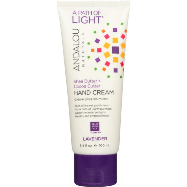Product photo of Andalou Naturals A Path of Light Hand Cream Lavender