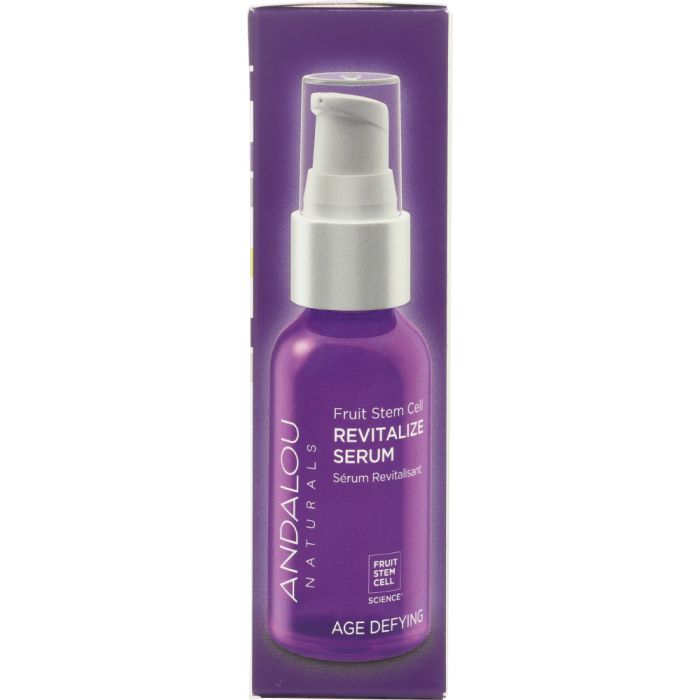 Side photo of Andalou Naturals Fruit Stem Cell Revitalize Serum