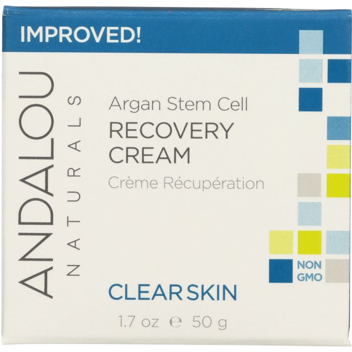 Product photo of Andalou Naturals Clarifying Clear Overnight Recovery Cream, Non GMO, Paraben Free
