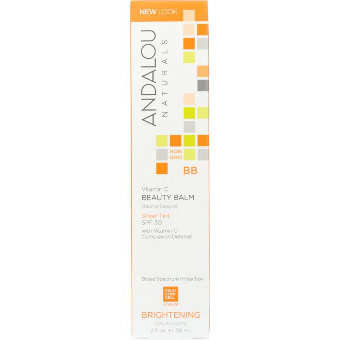 Product photo of Andalou Naturals Beauty Balm Sheer Tint with SPF 30 Brightening 