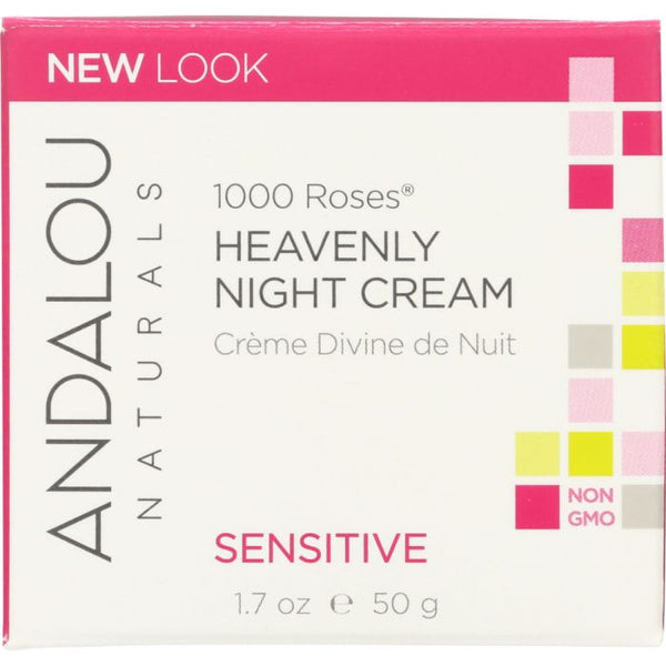 Product photo of Andalou Naturals 1000 Roses Heavenly Night Cream Sensitive