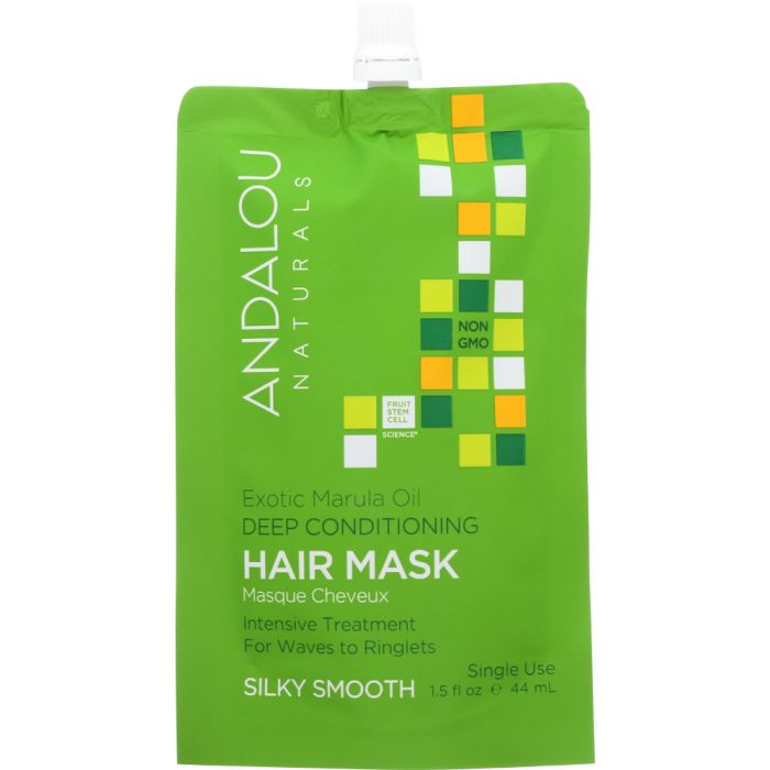 Product photo of Andalou Naturals Exotic Marula Oil Silky Smooth Deep Conditioning Hair Mask 