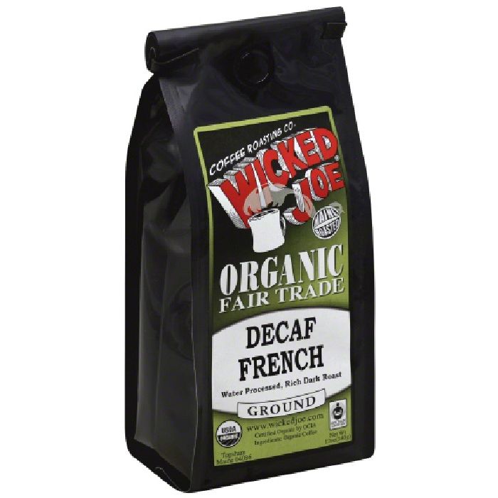 A Product Photo of Wicked JoeDecaf Fench Ground Coffee