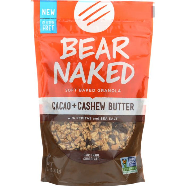 A Product Photo of Bear Naked Cacao + Cashew Butter Granola