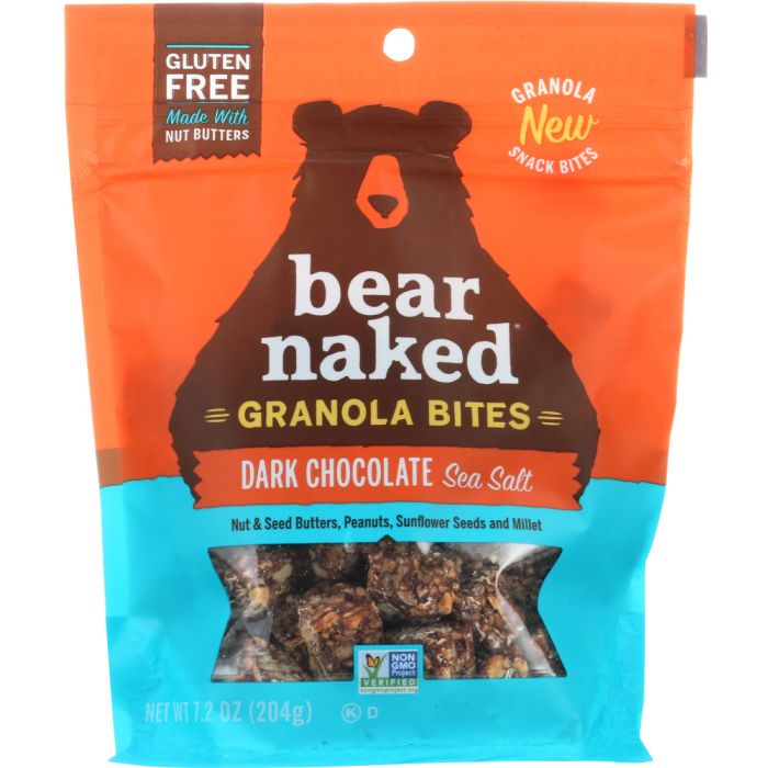 A Product Photo of Bear Naked Dark Chocolate Sea Salt Granola Bites