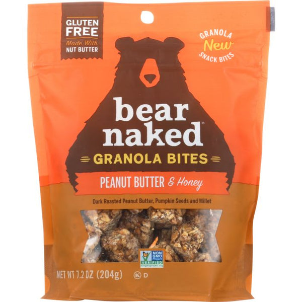 A Product Photo of Bear Naked Peanut Butter and Honey Granola Bites