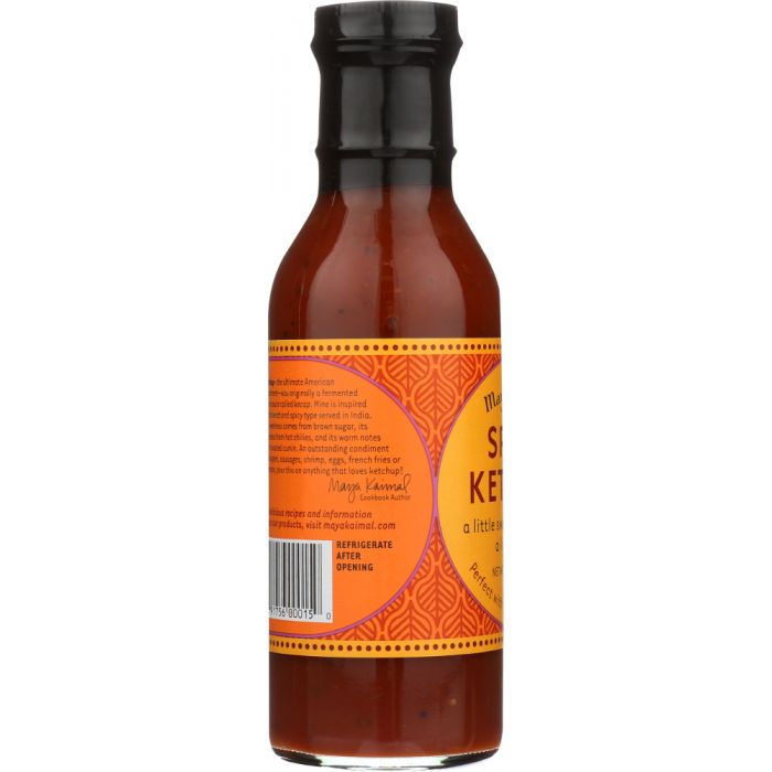 Side Label  Photo of Maya Kaimal Spicy Ketchup