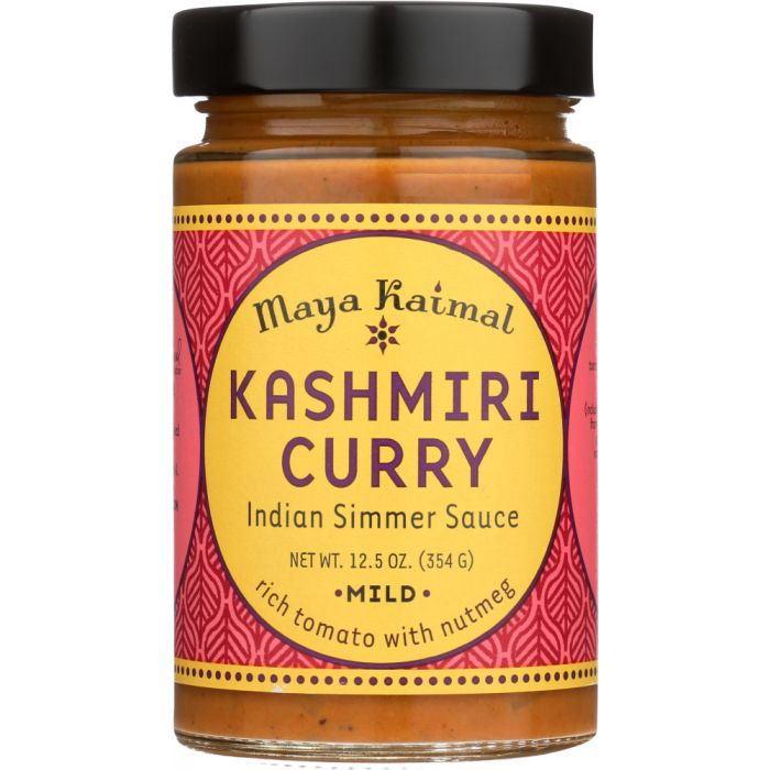 A Product Photo of Maya Kaimal Kashmiri Curry Mild Indian Simmer Sauce Simmer Sauce