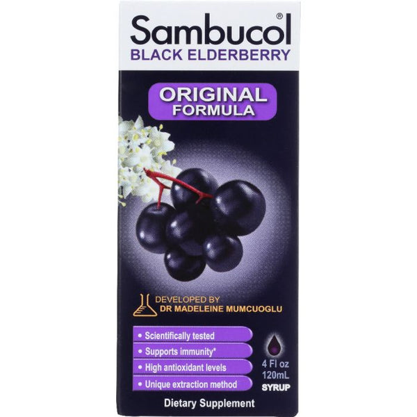 A Product Photo of Sambucol Black Elderberry Original Formula Dietary Supplement