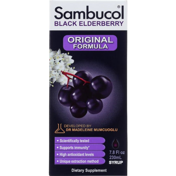 A Product Photo of Sambucol Black Elderberry Original Formula Dietary Supplement