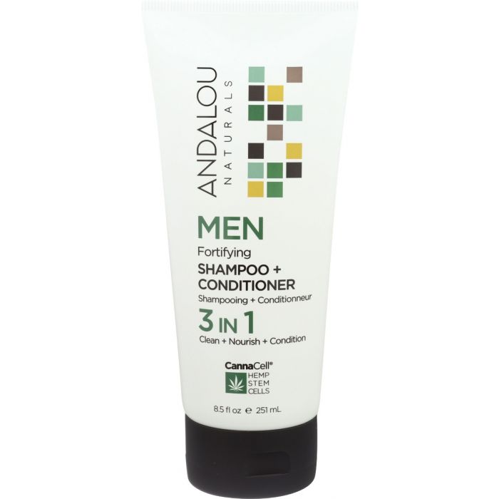 Product photo of Andalou Naturals Men Fortifying Shampoo Conditioner 3 In 1