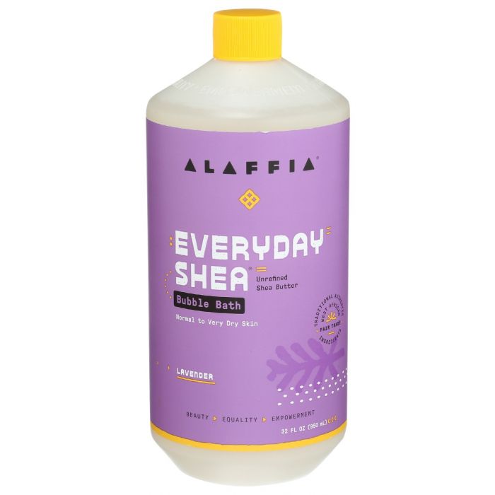 A Product Photo of Alaffia Everyday Shea Lavender Bubble Bath Conditioner