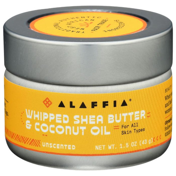 A Product Photo of Alaffia Whipped Shea Butter and Coconut Oil