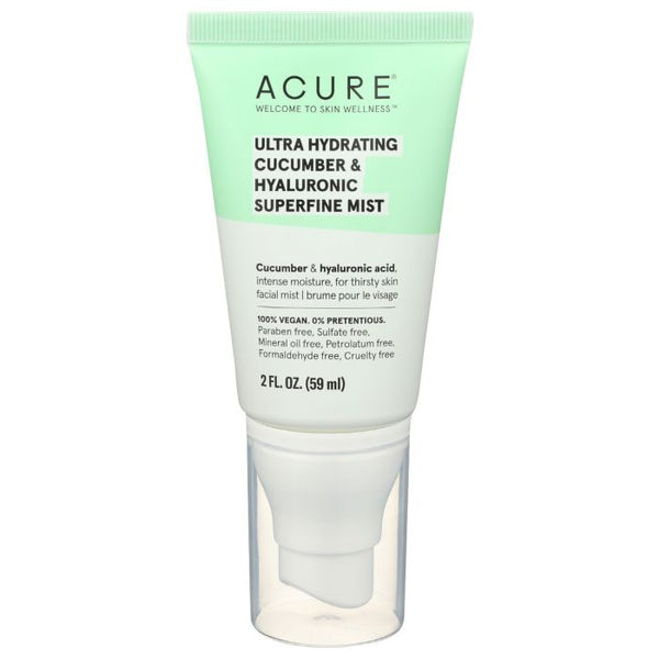 A Product Photo of Acure Ultra Hydrating Cucumber and Hyaluronic Superfine Mist