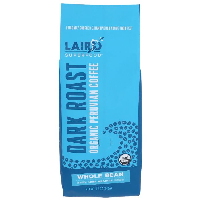 A Product Photo of Laird Dark Roast Organic Peruvian Coffee