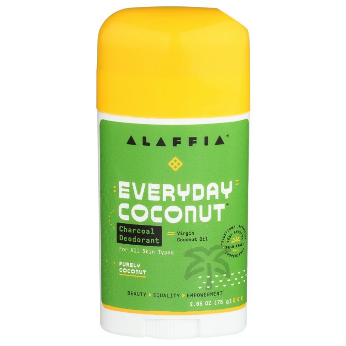 A Product Photo of Alaffia Everyday Coconut Charcoal Deodorant