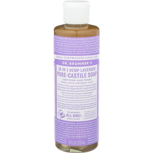 Product photo of Dr. Bronner Lavender Pure Castile Liquid Soap