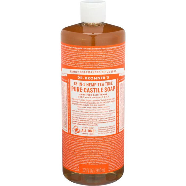 Product photo of Dr. Bronner Tea Tree Pure Castile Liquid Soap