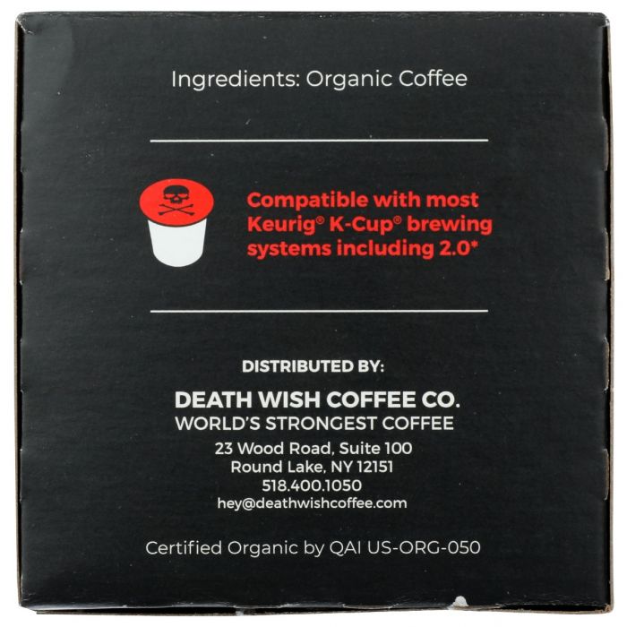 Side Label Photo of Death Wish Death Cups