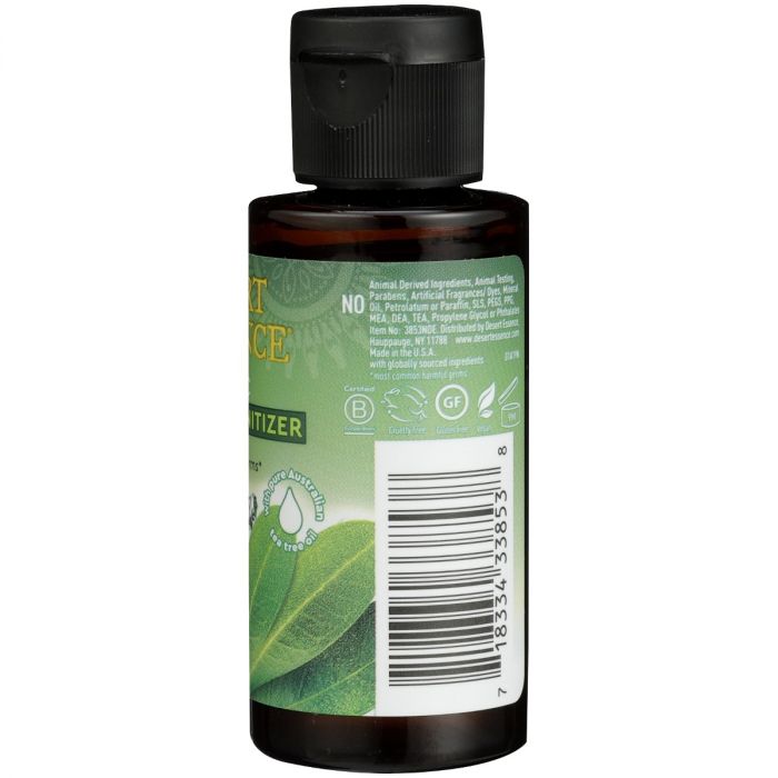 Tea Tree Oil Travel Size Probiotic Hand Sanitizer (1.7 oz)